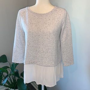 Loft mixed media top